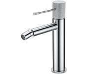 Стоящ смесител за биде Line Brushed Nickel