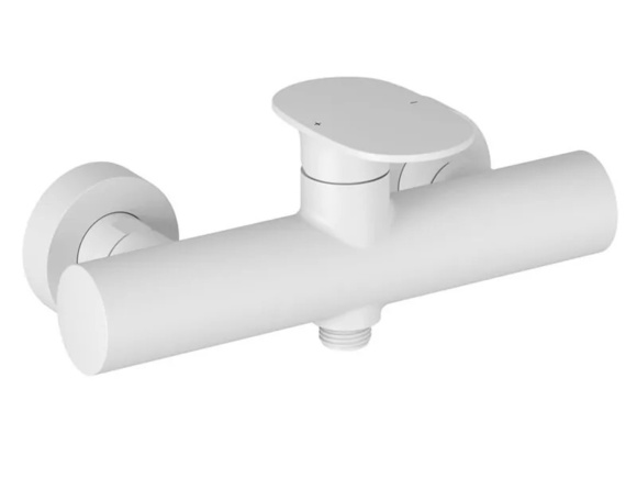 Елегантен смесител за душ Spring White Matt