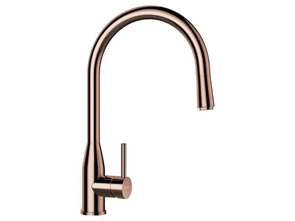 Стилен смесител за кухня Kavus Copper Pullout