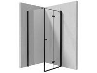 Луксозна душ кабина Kerria Plus Nero 90см