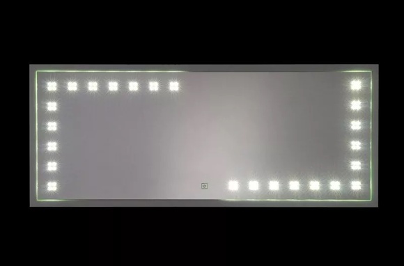 Правоъгълно огледало за баня ICL 1540