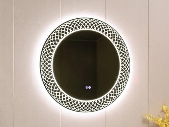 Кръгло огледало с LED осветление ICL 1856 АВА